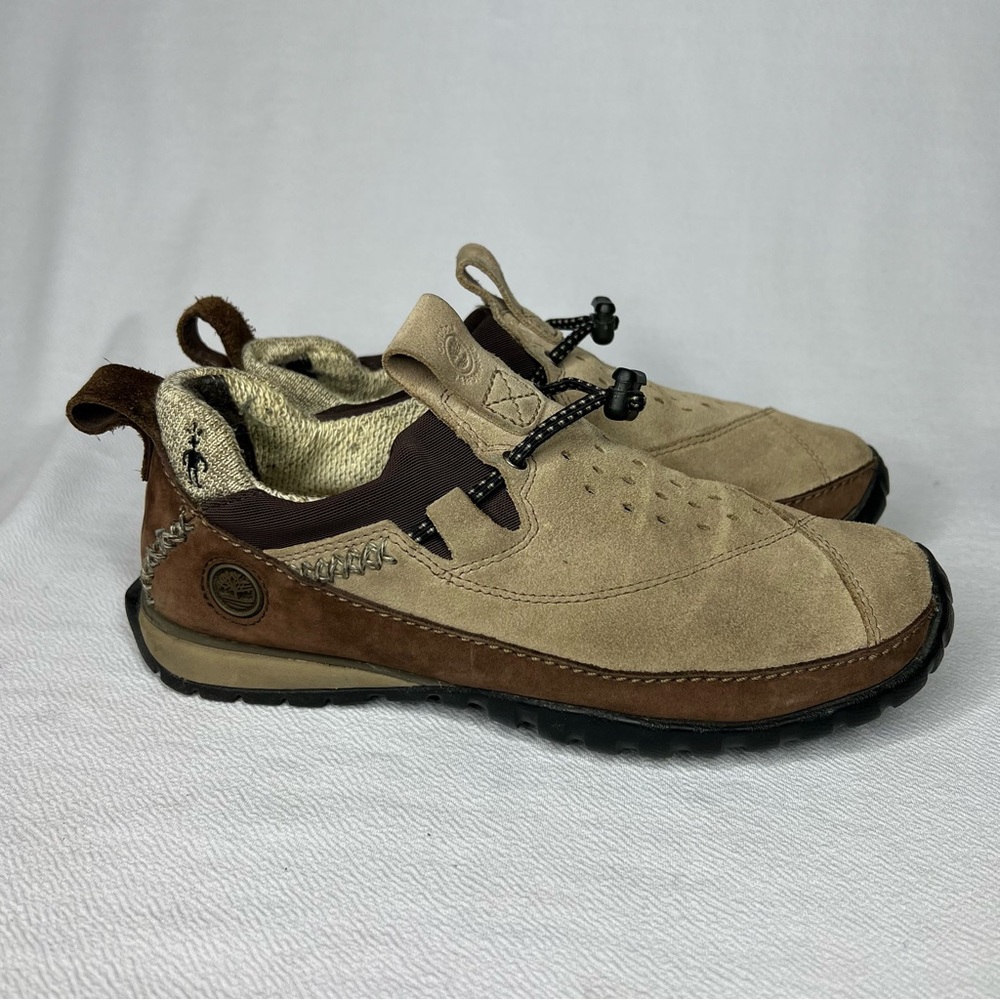 Timberland Smartwool Shoes Power Lounger Tan Leather Slip On Outdoor Size 6M